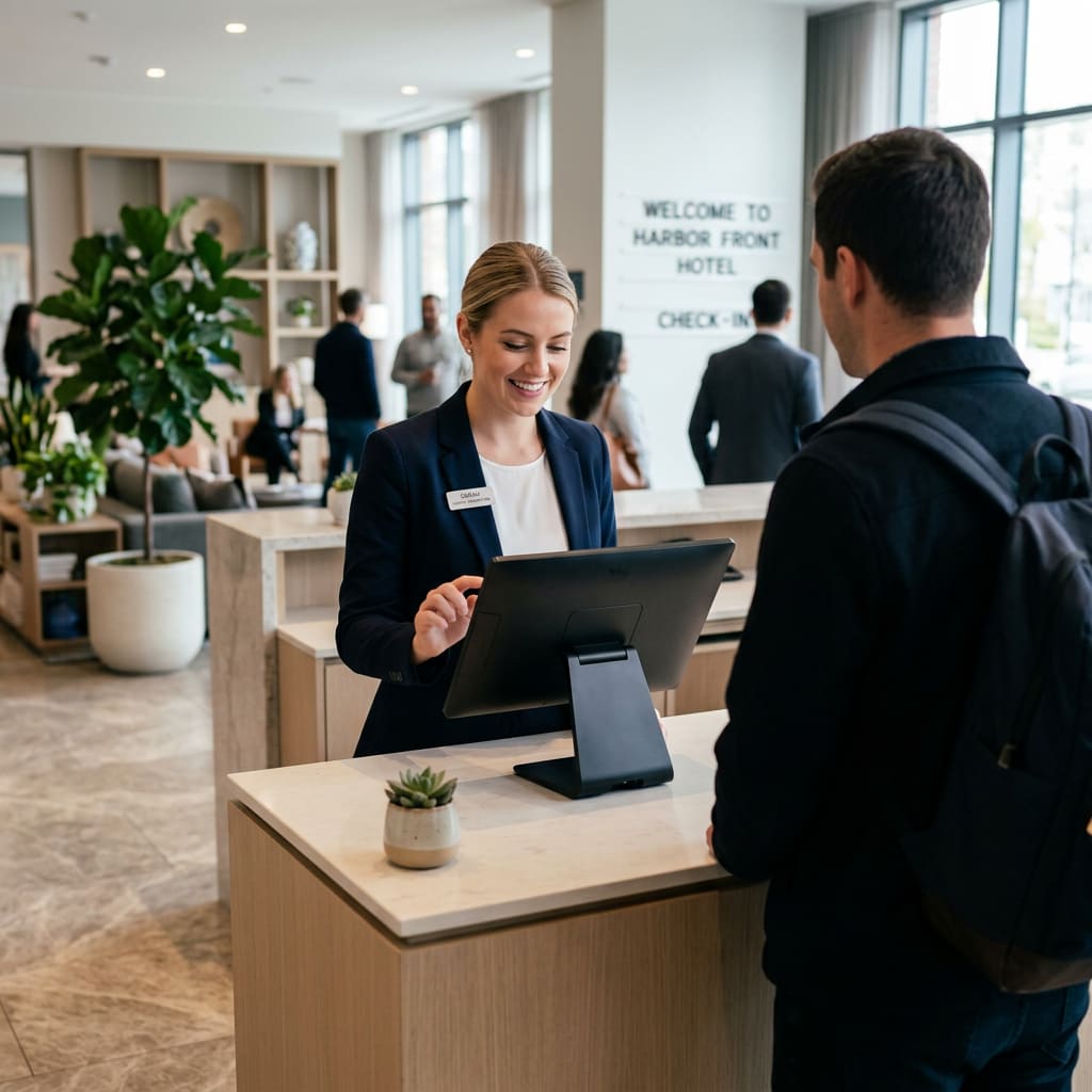 Visual Hotel® szállodai szoftver – foglaláskezelés és recepció felület